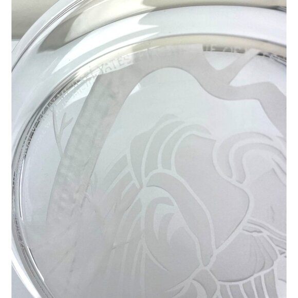 Vintage Lead Crystal Angelica by Michael Yates 793 Etched Plate, Morganstown - Picture 4 of 14